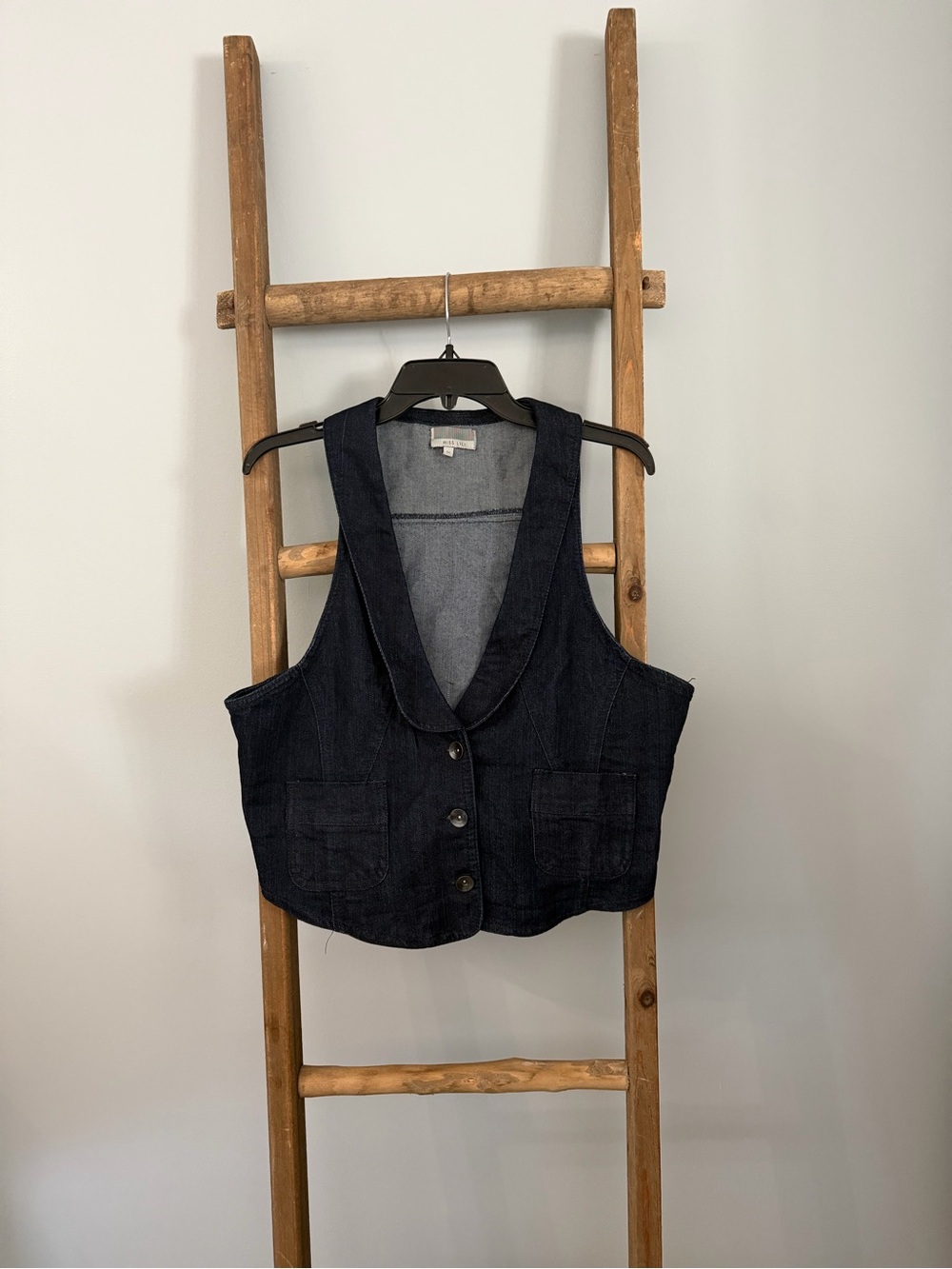 Miss Lili Dark Blue Denim Vest